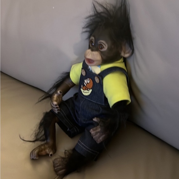 Adorable Handmade Monkey Reborn Doll - Picture 5 of 6